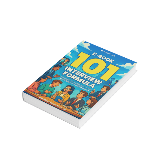 101 Interview Formula (Ebook) Yang Bikin Kamu Bisa Nyari Talent Meski Pertama Kali Rekrutment
